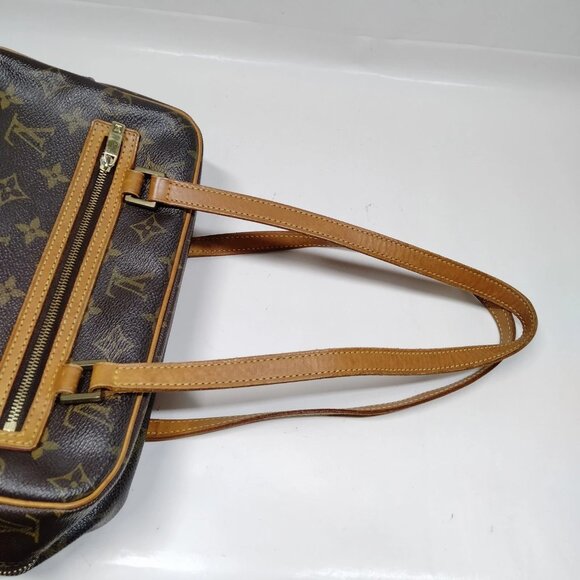 Authentic Louis Vuitton Cite MM Brown Monogram Shoulder Bag mn715-111825 - Picture 7 of 16